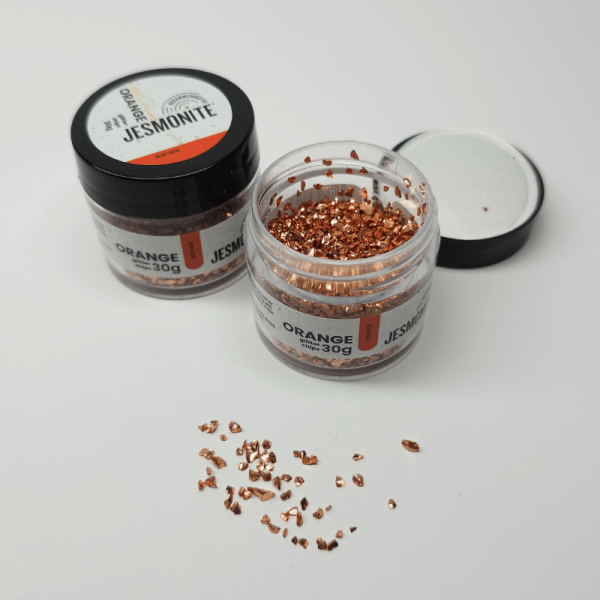 Glitzerchips 30g – Orange - Rosé Gold